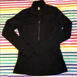 GUC Lululemon Pullover Black Jacket Sz 8